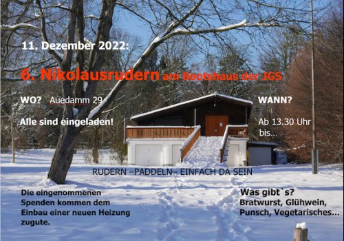 Einladung zum Nikolausrudern 2022